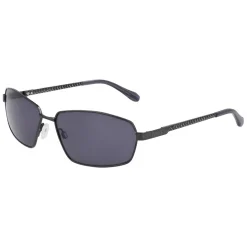 Spyder Angular Narrow Rectangle Sunglasses - GRAPHITE Outlet