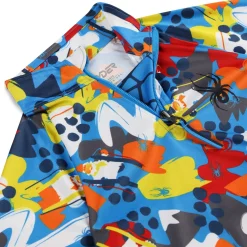 Spyder Little Boys Glacial Half Zip - Yeti Camo Aether Blue YETICAMOAETHERBLUE Clearance