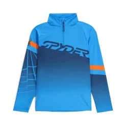 Spyder Little Boys Incline Half Zip - Aether Blue AETHERBLUE Clearance