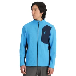 Spyder Mens Bandit Full Zip - Aether Blue AETHERBLUE Online