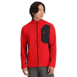 Spyder Mens Bandit Full Zip - Red SPYDERRED Cheap