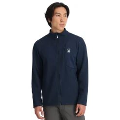Spyder Mens Bandit Full Zip - True Navy TRUENAVY Best Sale