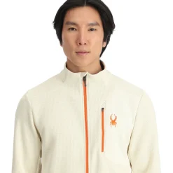 Spyder Mens Bandit Full Zip - Vanilla Latte VANILLALATTE Online