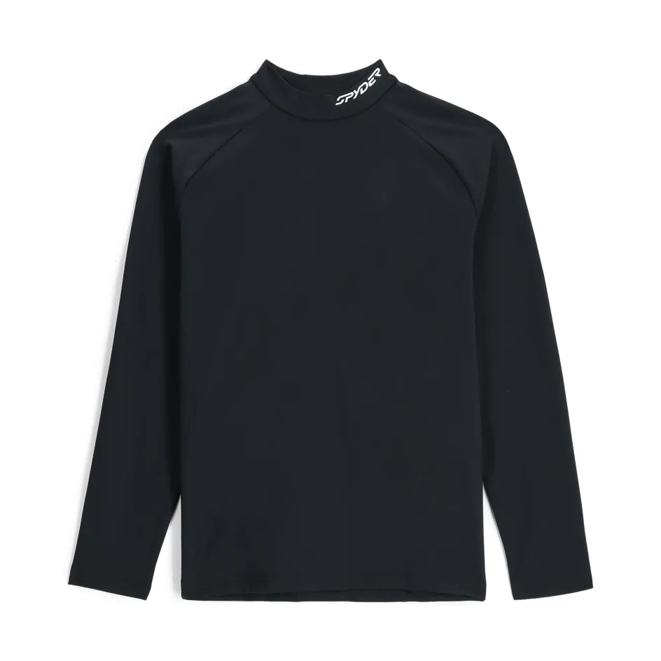 Spyder Mens Castle Mock Crew - BLACK Best