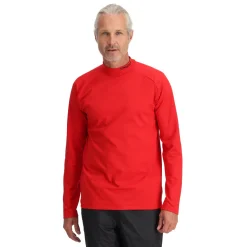 Spyder Mens Castle Mock Crew - Red SPYDERRED Cheap