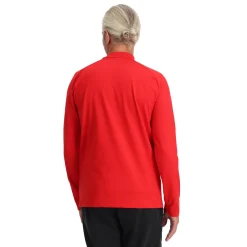 Spyder Mens Castle Mock Crew - Red SPYDERRED Cheap