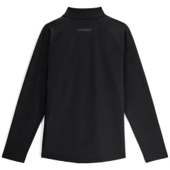 Spyder Mens Gridweb Fleece Half Zip - BLACK Fashion