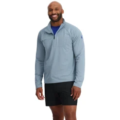 Spyder Mens Gridweb Half Zip - Blue Fog BLUEFOG Best Sale