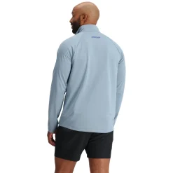 Spyder Mens Gridweb Half Zip - Blue Fog BLUEFOG Best Sale