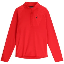 Spyder Mens Gridweb Half Zip - Red SPYDERRED New