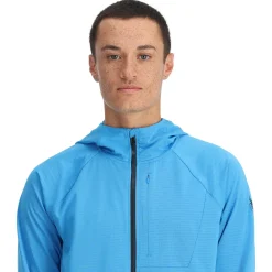 Spyder Mens Gridweb Hoodie - Aether Blue AETHERBLUE Best Sale