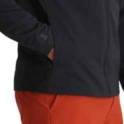 Spyder Mens Gridweb Hoodie - BLACK Best