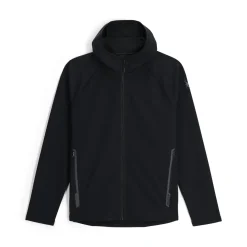 Spyder Mens Gridweb Hoodie - BLACK Cheap