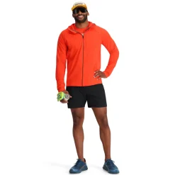 Spyder Mens Gridweb Hoodie - Twisted Orange TWISTEDORANGE Best Sale
