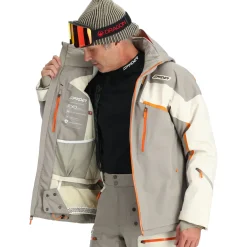 Spyder Mens Leader - CONCRETE Best Sale