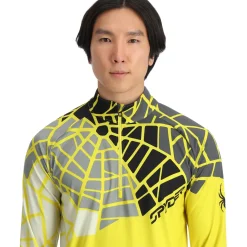 Spyder Mens Legacy Half Zip - Acid Yellow ACIDYELLOW Online