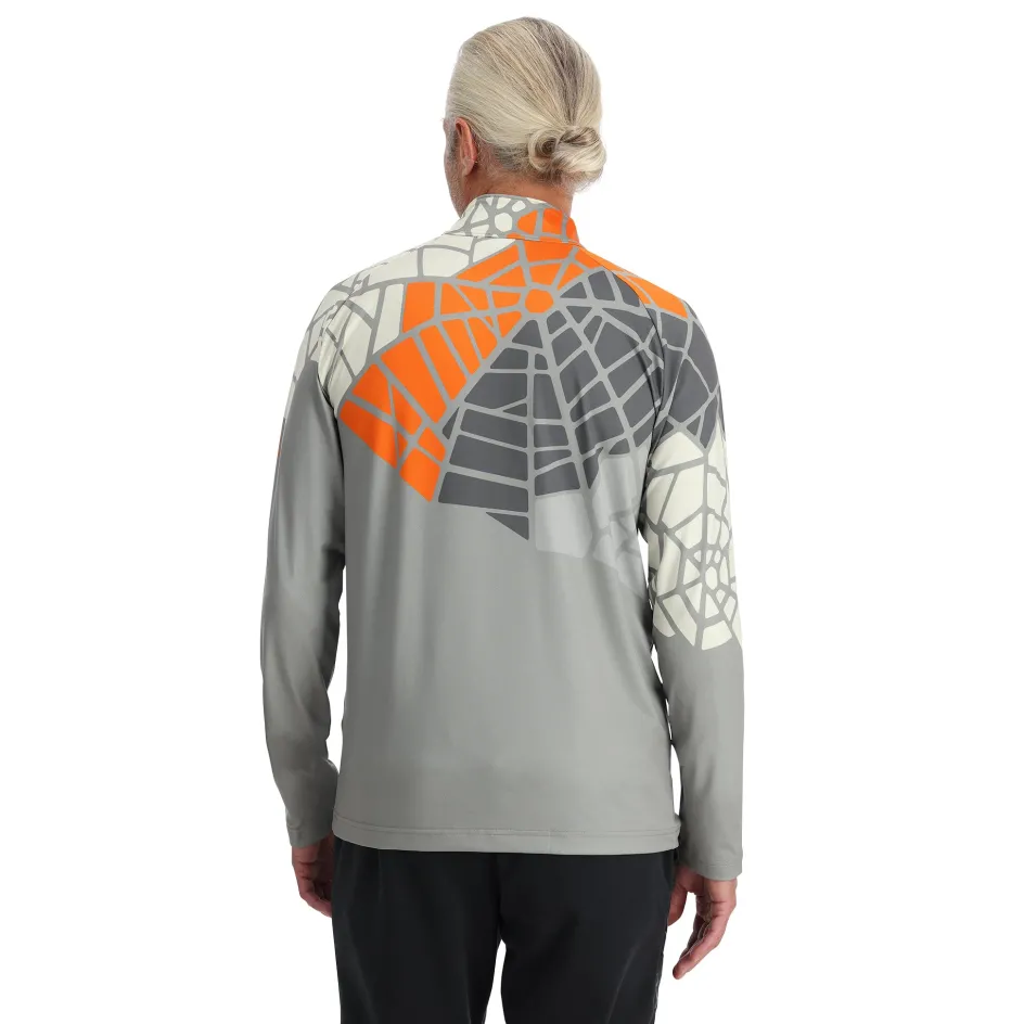 Spyder Mens Legacy Half Zip - CONCRETE Cheap
