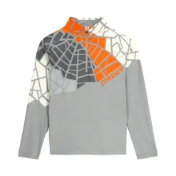 Spyder Mens Legacy Half Zip - CONCRETE Cheap