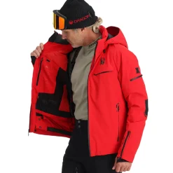 Spyder Mens Monterosa - Red SPYDERRED Shop