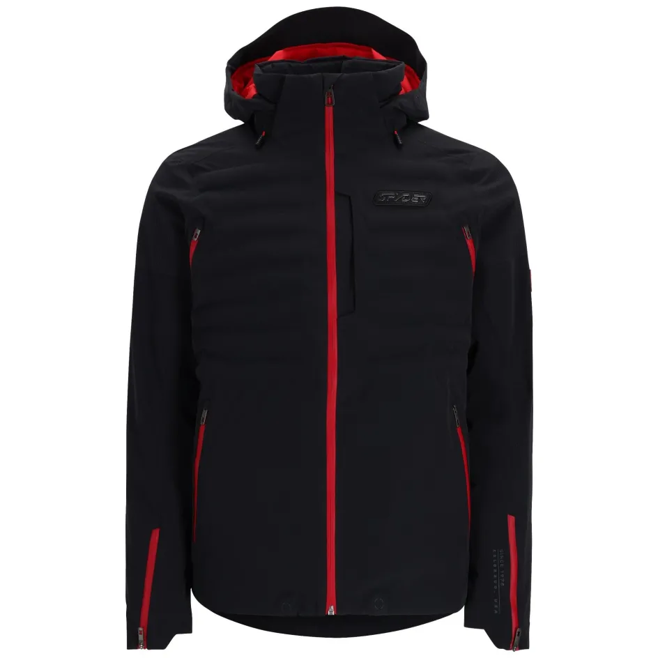 Spyder Mens Pinnacle - BLACK Cheap