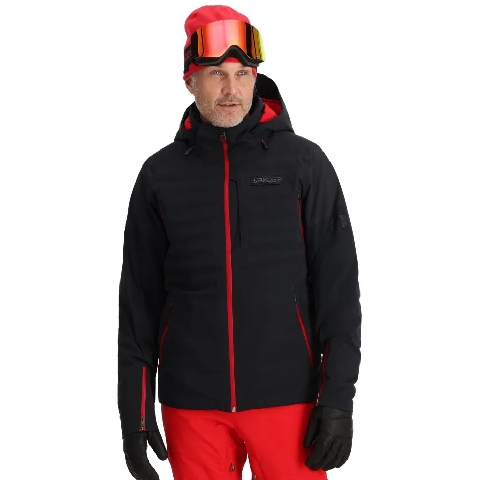 Spyder Mens Pinnacle - BLACK Cheap