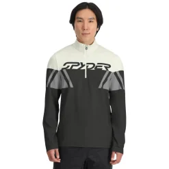 Spyder Mens Podium Half Zip - BLACK New