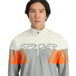 Spyder Mens Podium Half Zip - CONCRETE Online