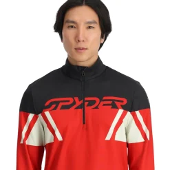 Spyder Mens Podium Half Zip - Red SPYDERRED Online