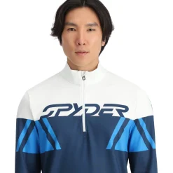 Spyder Mens Podium Half Zip - True Navy TRUENAVY Fashion