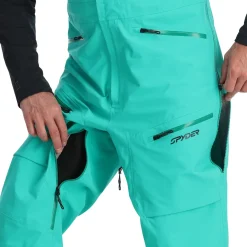 Spyder Mens Sanction Bib - Teal Green TEALGREEN Best Sale