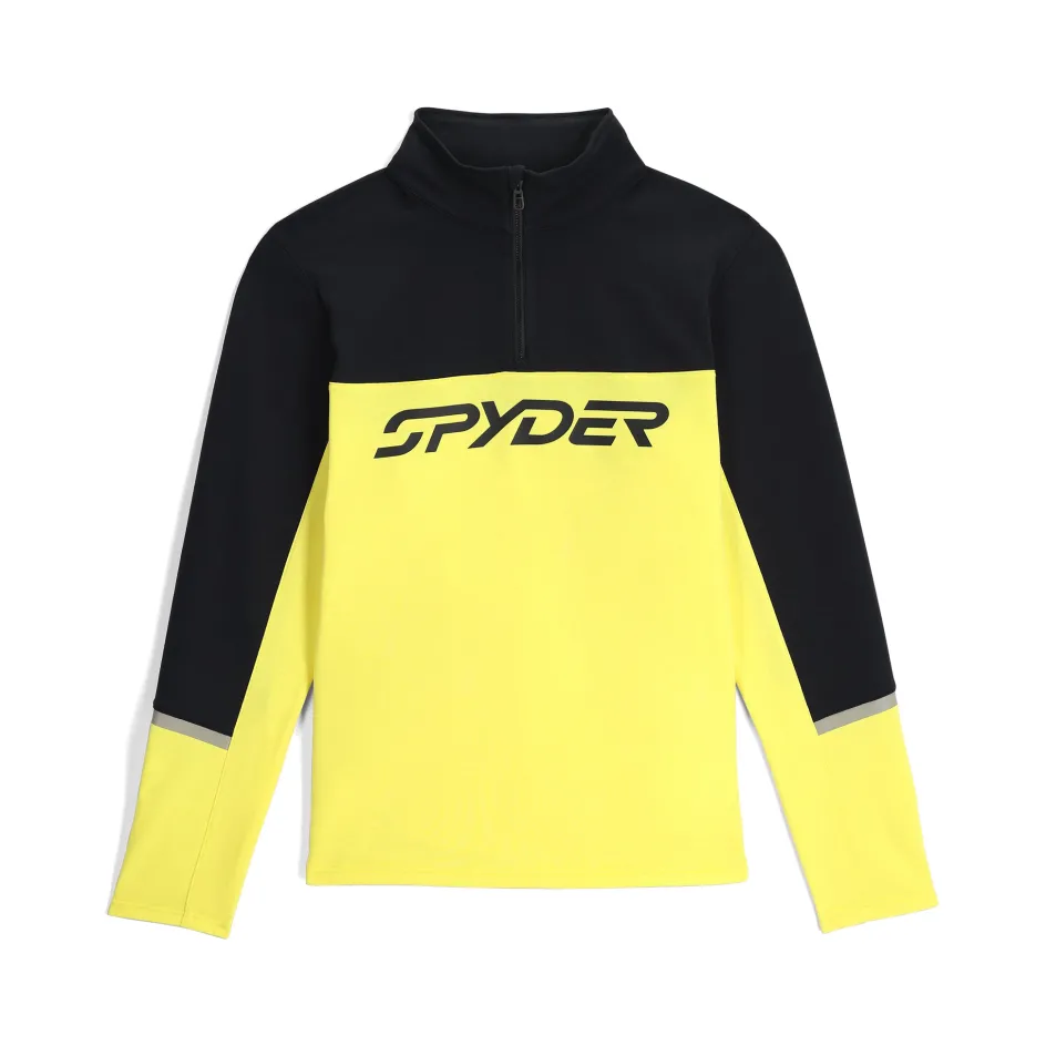 Spyder Mens Speed Fleece Half Zip - Acid Yellow ACIDYELLOW New
