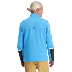 Spyder Mens Speed Fleece Half Zip - Aether Blue AETHERBLUE Hot