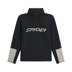 Spyder Mens Speed Fleece Half Zip - BLACK Cheap