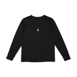 Spyder Mens Stretch Charger Crew - BLACK Fashion