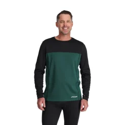 Spyder Mens Stretch Charger Crew - Cypress Green CYPRESSGREEN Cheap