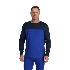 Spyder Mens Stretch Charger Crew - Electric Blue ELECTRICBLUE Clearance