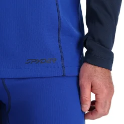 Spyder Mens Stretch Charger Crew - Electric Blue ELECTRICBLUE Clearance