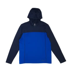 Spyder Mens Stretch Charger Hoodie - Electric Blue ELECTRICBLUE Online