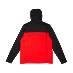 Spyder Mens Stretch Charger Hoodie - VOLCANO Cheap