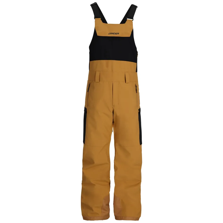 Spyder Mens Terrain Bib - CARAMEL Best