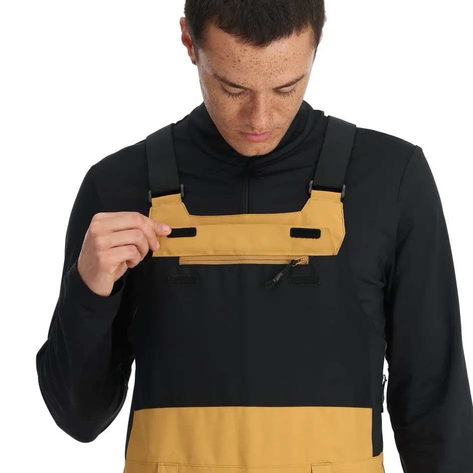 Spyder Mens Terrain Bib - CARAMEL Best
