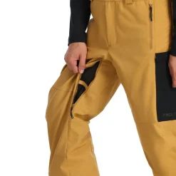 Spyder Mens Terrain Bib - CARAMEL Best
