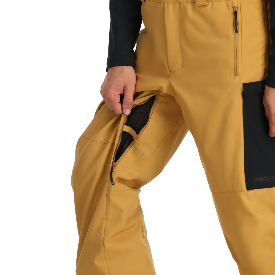 Spyder Mens Terrain Bib - CARAMEL Best