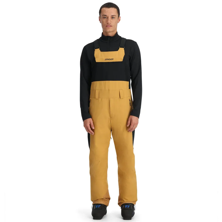 Spyder Mens Terrain Bib - CARAMEL Best