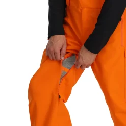 Spyder Mens Terrain Bib - Orange Shock ORANGESHOCK Sale