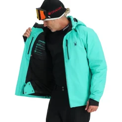 Spyder Mens Tripoint - Teal Green TEALGREEN Cheap