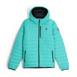 Spyder Mens Zenith Hooded - Teal Green TEALGREEN Best Sale
