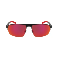 Spyder Trendy Semi-Rim Metal Sunglasses - BLACK Best