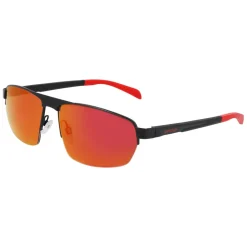 Spyder Trendy Semi-Rim Metal Sunglasses - BLACK Best