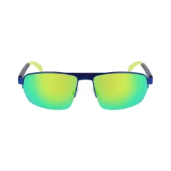 Spyder Trendy Semi-Rim Metal Sunglasses - NAVY Shop
